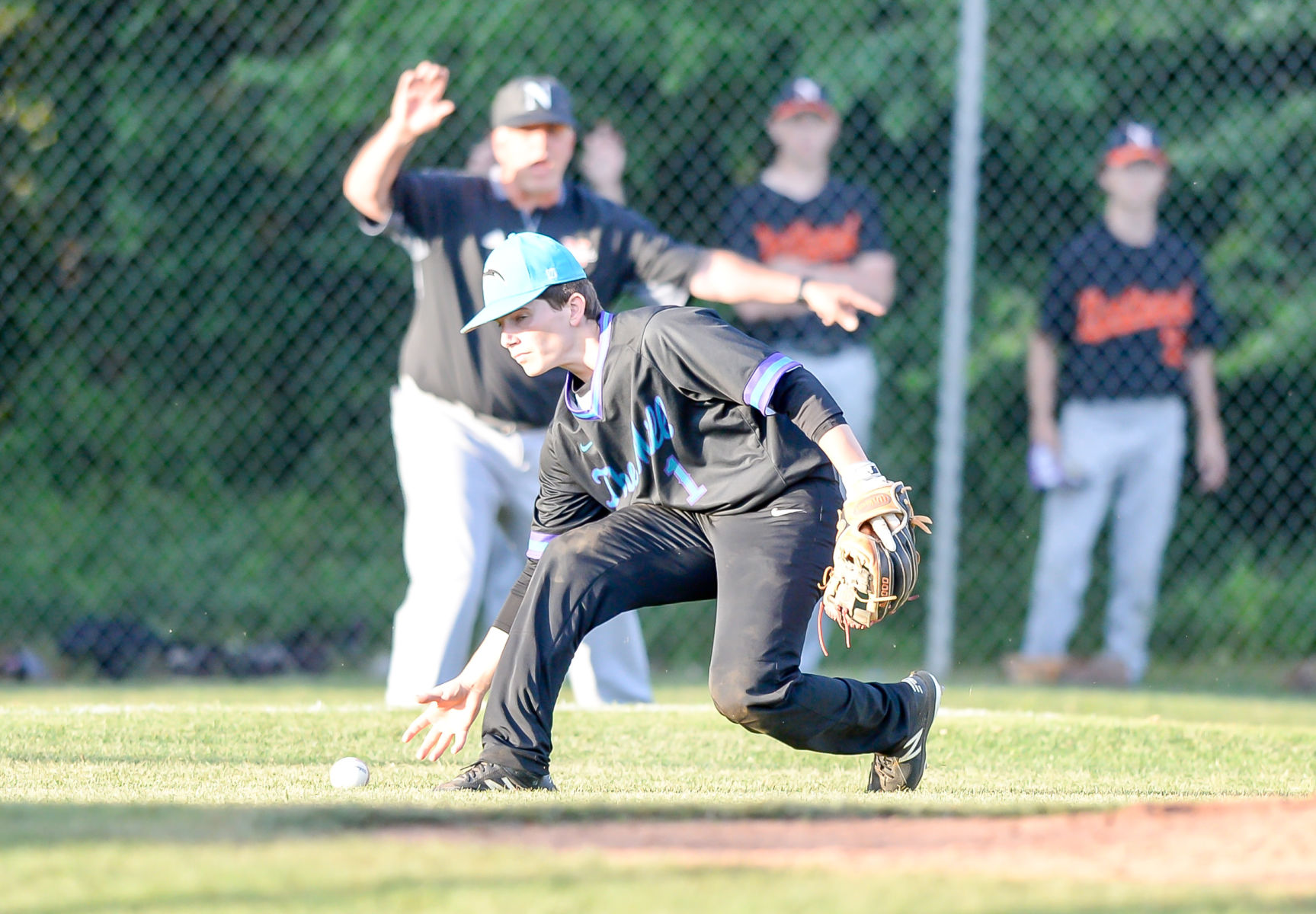 Friday night baseball action